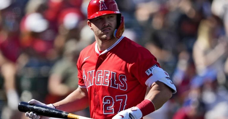 Trout también se ponchó