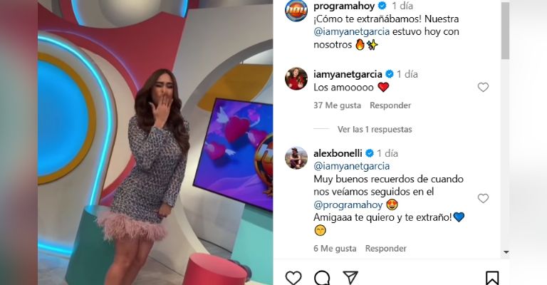 Yanet García regresa a Hoy y manda mensaje a Martha Higareda