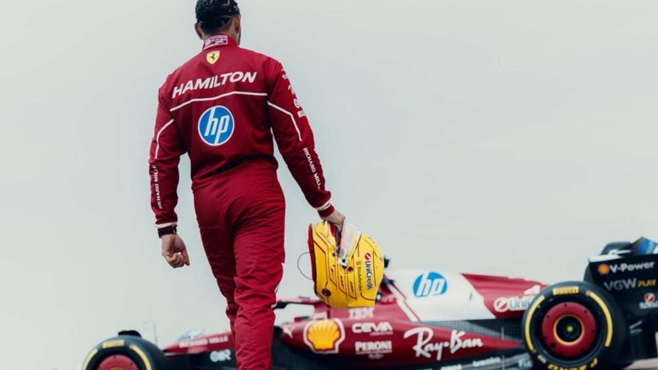 F1: Lewis Hamilton asegura que “disfruta mucho” de conducir su Ferrari