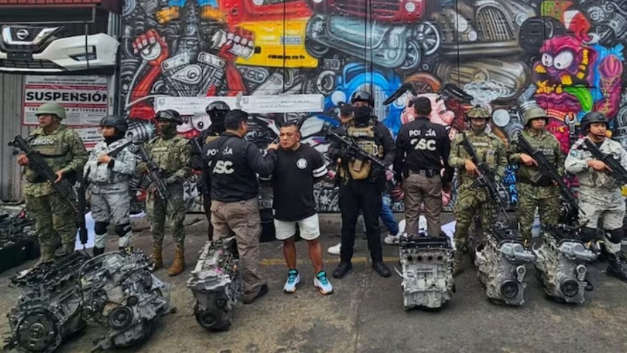 Cae el ‘Micky’, el “Rey de las Autopartes” en CDMX tras fuerte operativo en la GAM