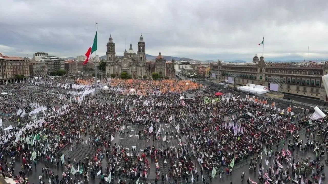 Sheinbaum defiende su asamblea por aranceles de Trump: “El evento del domingo va”