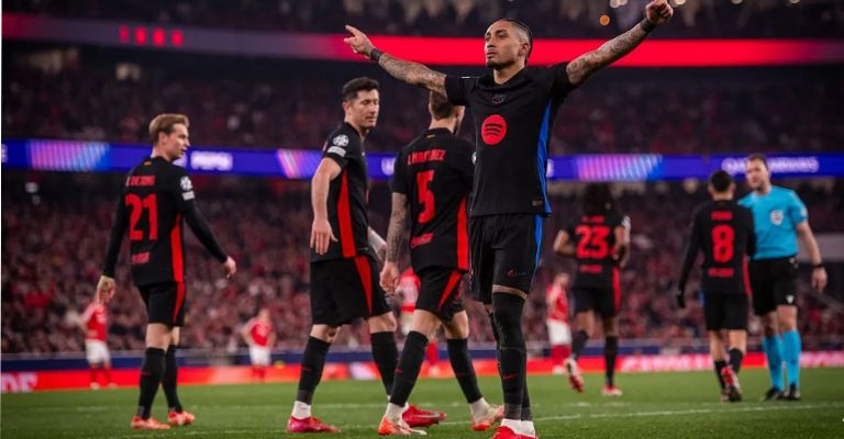 Raphinha marcó el solitario tanto