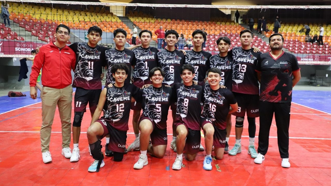 El equipo de Cajeme se queda con el subcampeonato de volibol en los Juegos Codeson