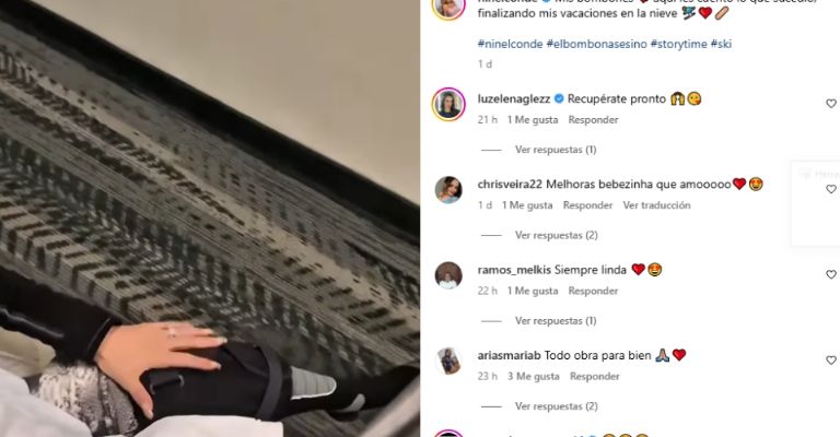 Ninel Conde confirma accidente en Colorado y revela su estado de salud