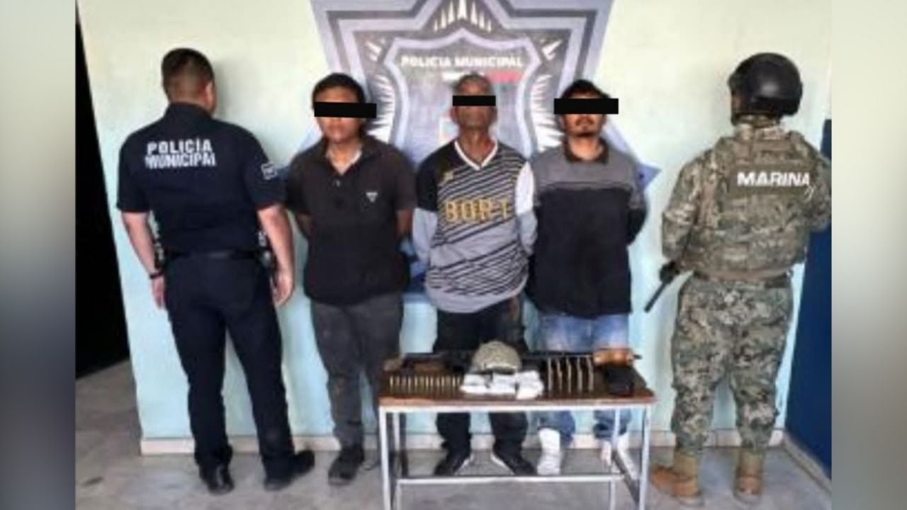 Golpe al crimen: Tras persecución, detienen a tres sicarios al norte de Ciudad Obregón