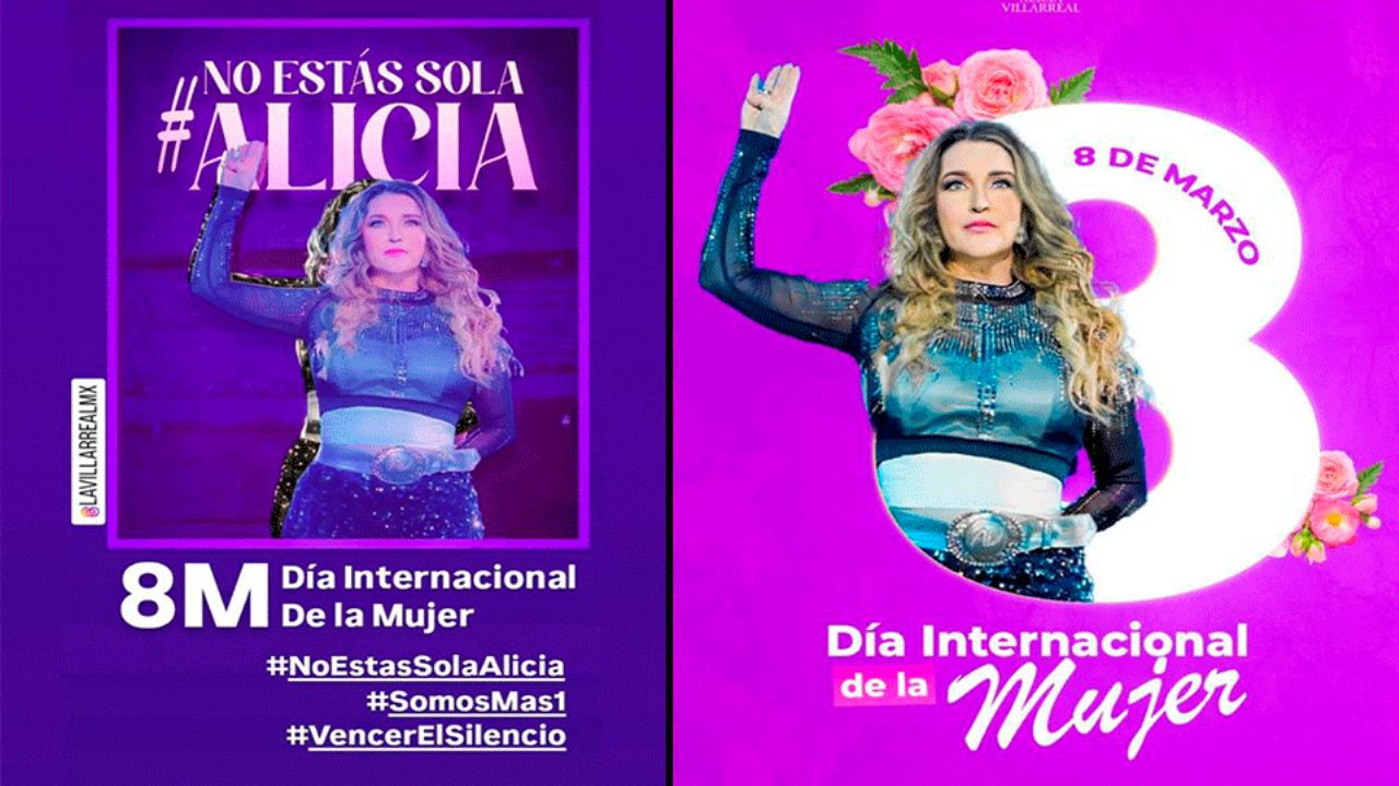 “No estas sola”: Alicia Villareal comparte mensaje por Día Internacional de la Mujer