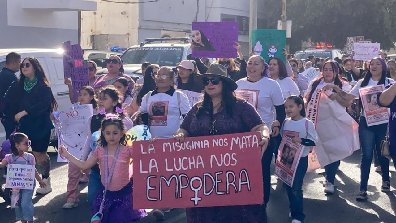 8 de marzo: Mujeres cajemenses toman calles de Ciudad Obregón para exigir justicia