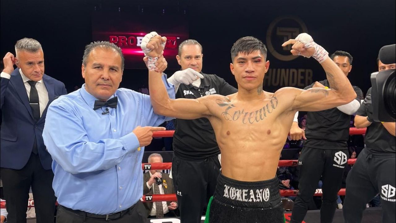 El cajemense Luis ‘Koreano’ Torres tiene sólido debut en Estados Unidos; noquea a Nicholas Walters