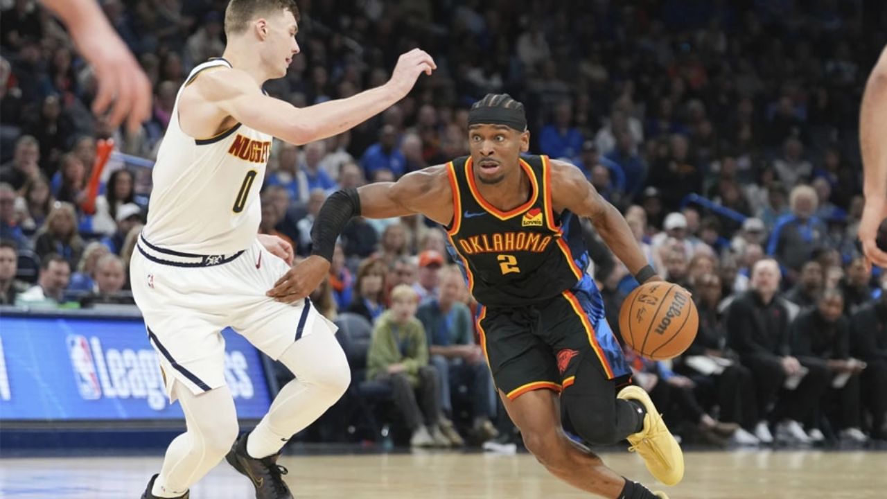 NBA: Gilgeous-Alexander anota 40 puntos y el Thunder supera a los Nuggets