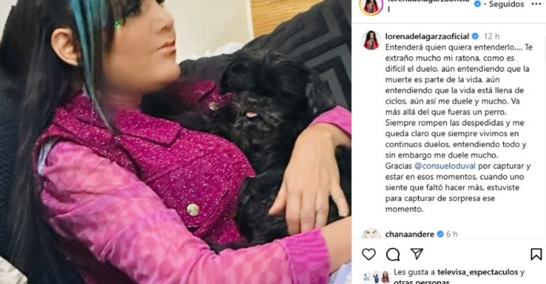Lorena de la Garza anuncia dolorosa muerte que llena de luto a Televisa y Consuelo Duval