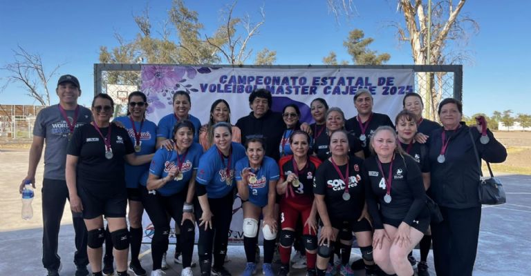 Cajeme brilla en el Campeonato Estatal Máster de Voleibol 2025