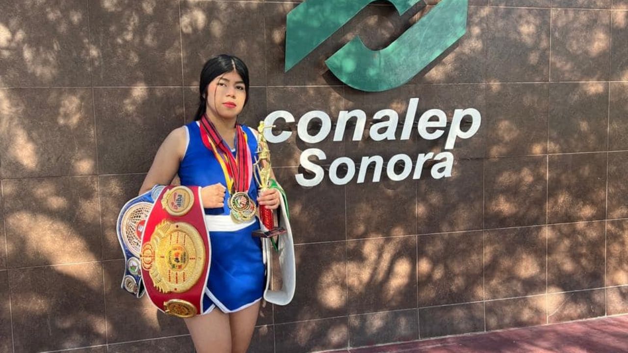 Sonorense alumna del Conalep buscará conquistar su boleto al nacional de Boxeo