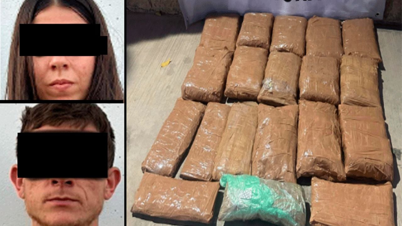 Detienen a pareja con 150 mil pastillas de fentanilo en carretera de Costa de Hermosillo