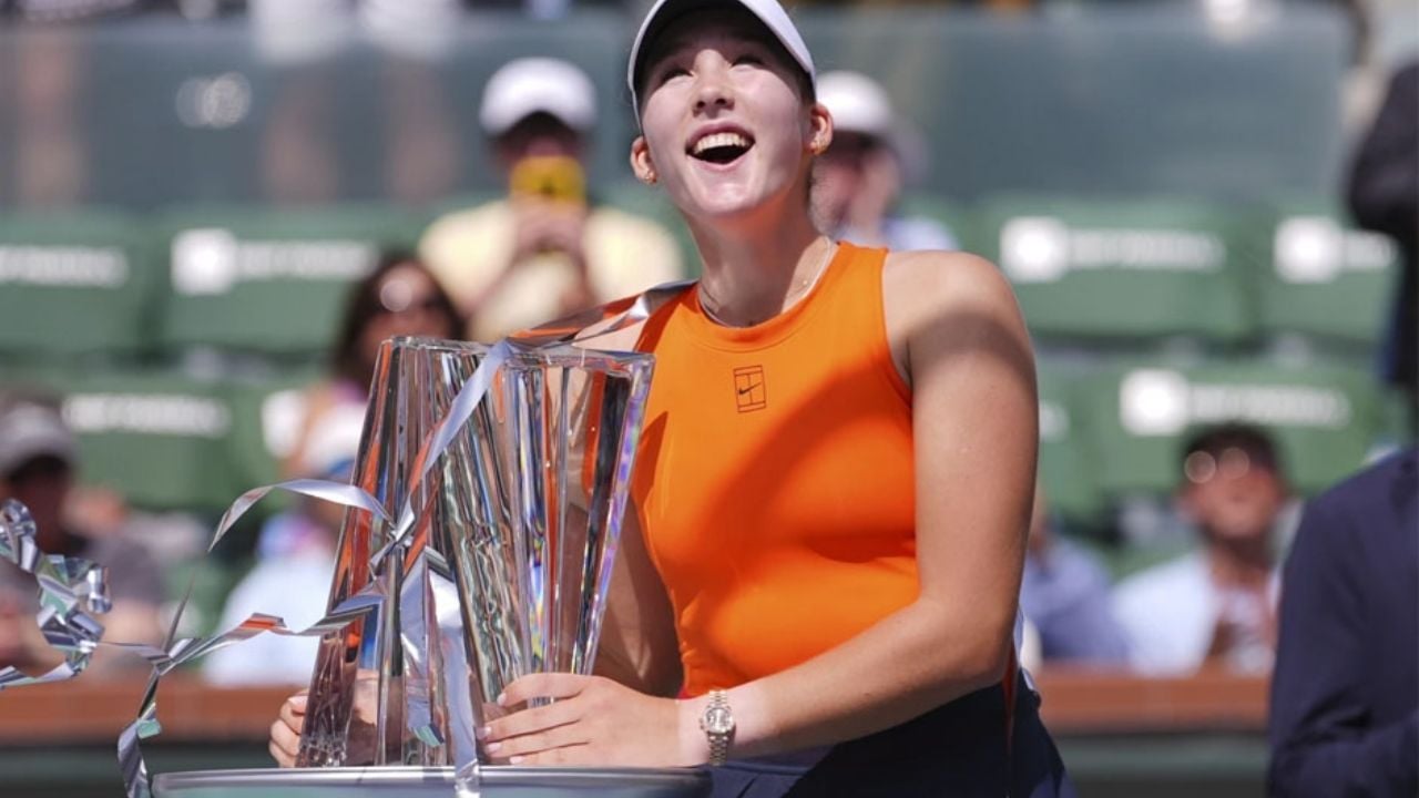 A sus 17 años, la rusa Mirra Andreeva es la nueva reina de Indian Wells