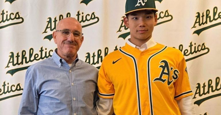 Morii firmó un acuerdo con los Athletics