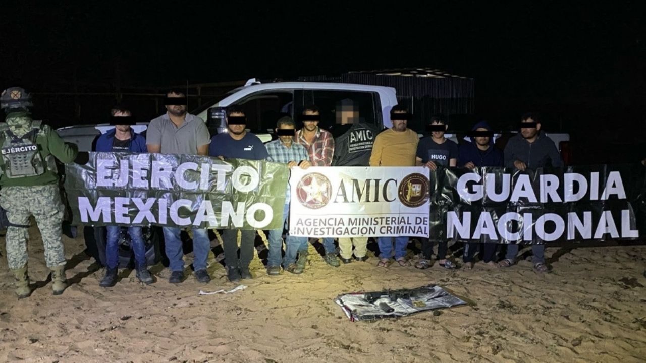 Caen 9 hombres de Durango y Sinaloa tras hallazgo de narcolaboratorio en Puerto Peñasco