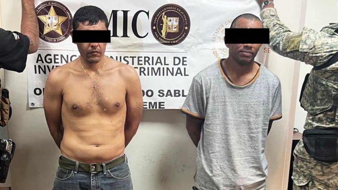 Tras persecución, capturan a dos criminales en Ciudad Obregón; les decomisan crystal