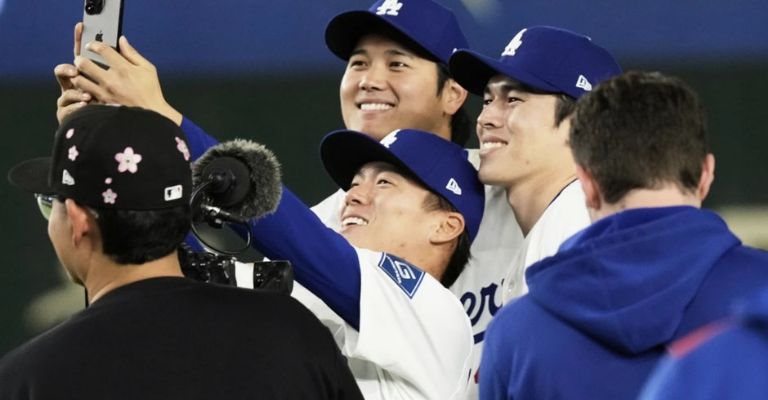La legión japonesa de los Dodgers brilló