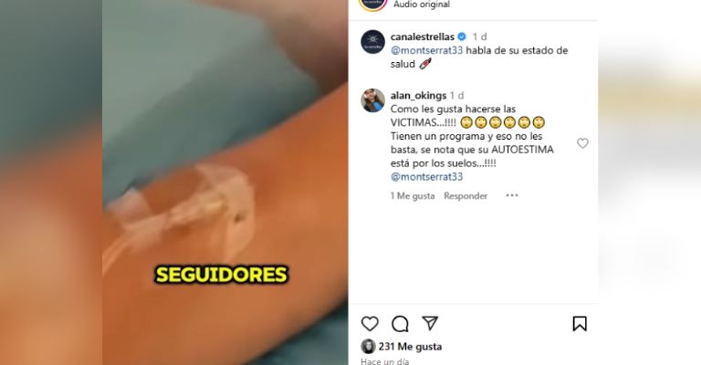 Montserrat Oliver preocupa por su estado de salud