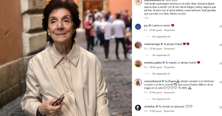 Regina Blandón atraviesa por dolorosa muerte y llena de luto a Televisa