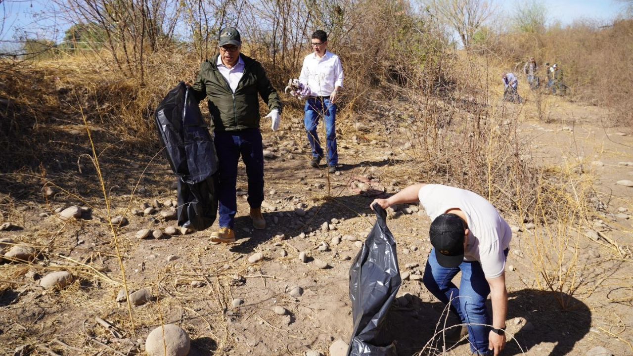 Con jornada de limpieza, inicia el plan de rescate del río Mayo en Navojoa