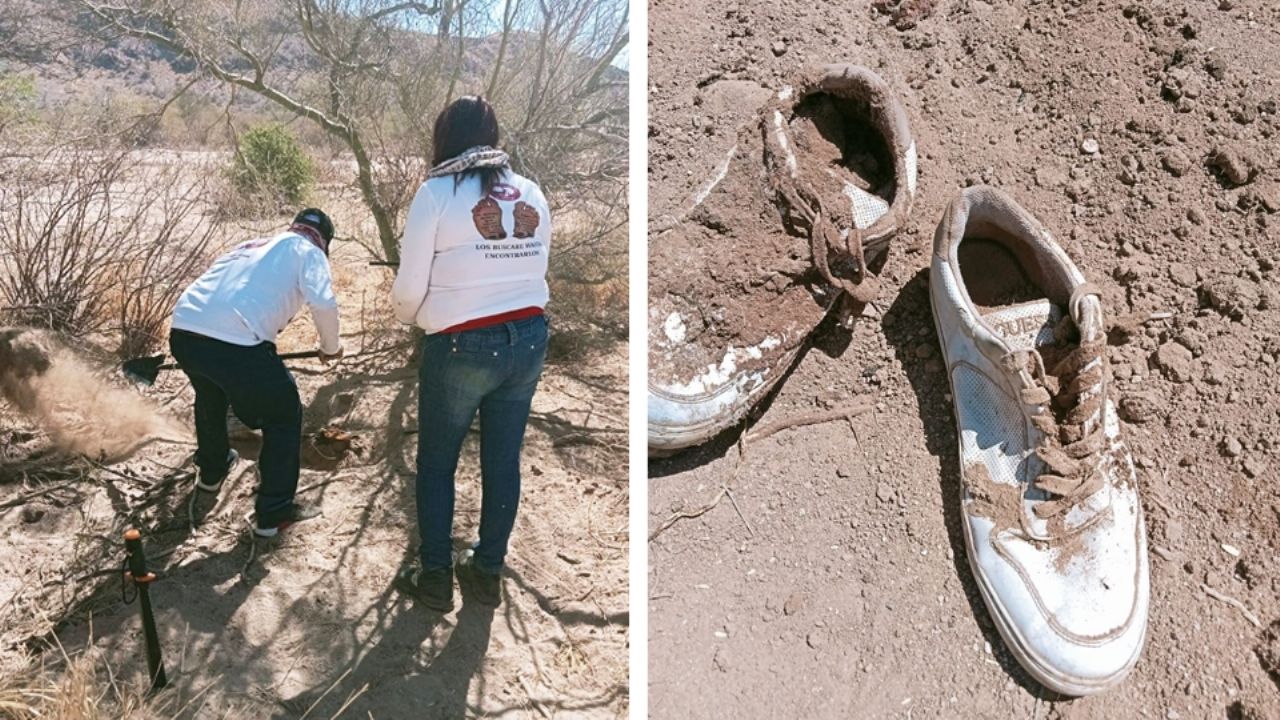 Desapariciones en Hermosillo: Madres Buscadoras de Sonora hallan dos cuerpos sepultados