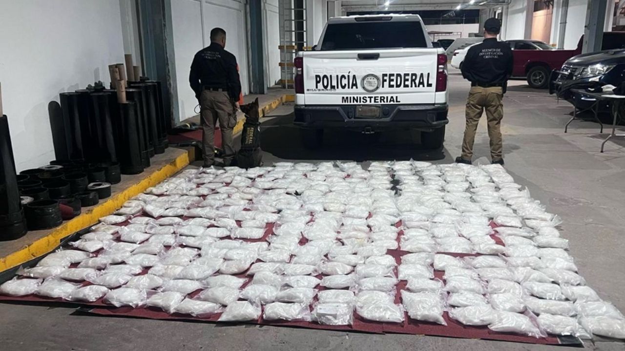 Millonaria incautación en Hermosillo: Hallan 138 kilos de crystal en empresa de paquetería