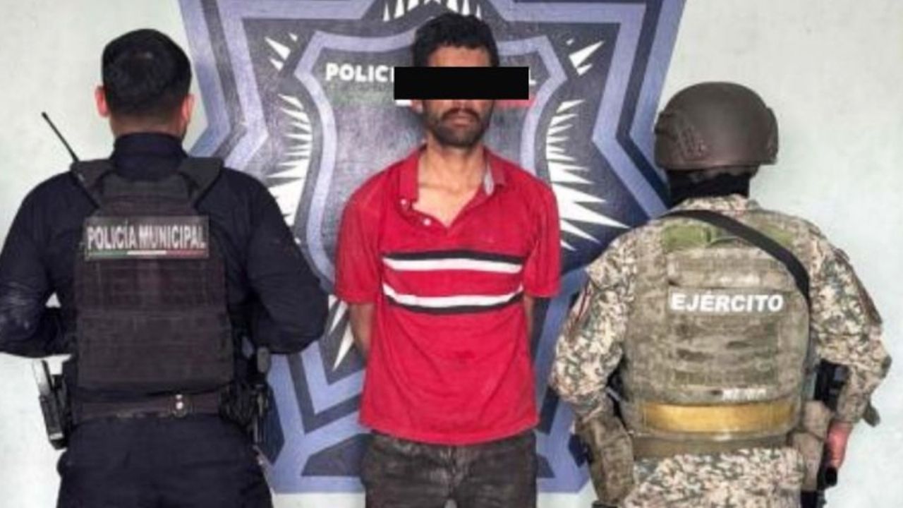 Tras persecución, cae sujeto con arma larga y envoltorios de droga en Ciudad Obregón