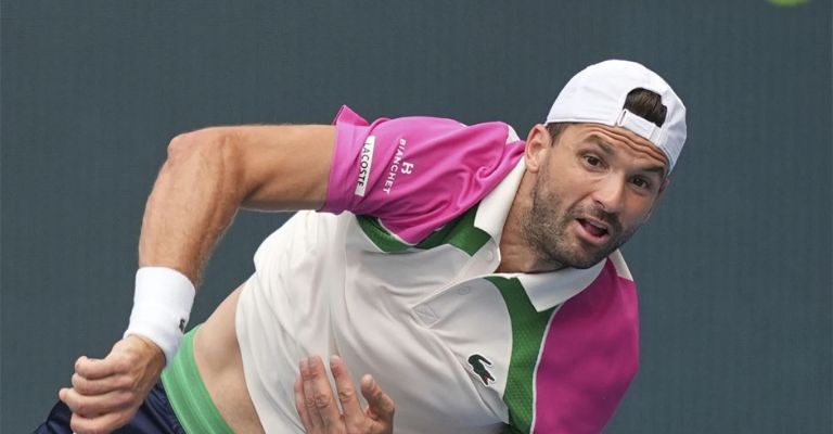 Dimitrov no pudo mantener la ofensiva