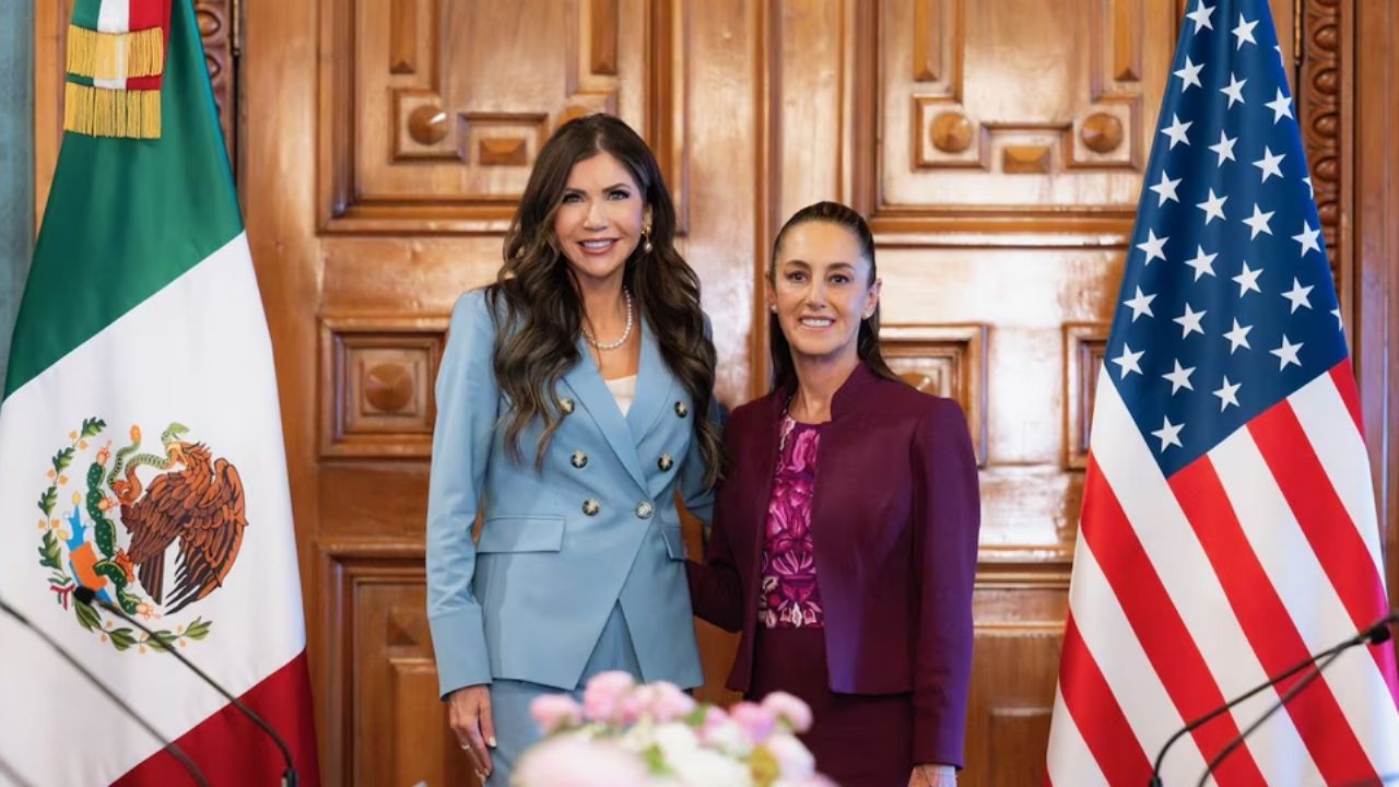Se reúnen Sheinbaum y secretaria de Seguridad de EU; estos fueron los temas que trataron