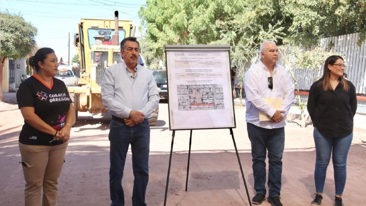 Ciudad Obregón: Lamarque invierte 5 mdp en obras para beneficio de 20 mil habitantes