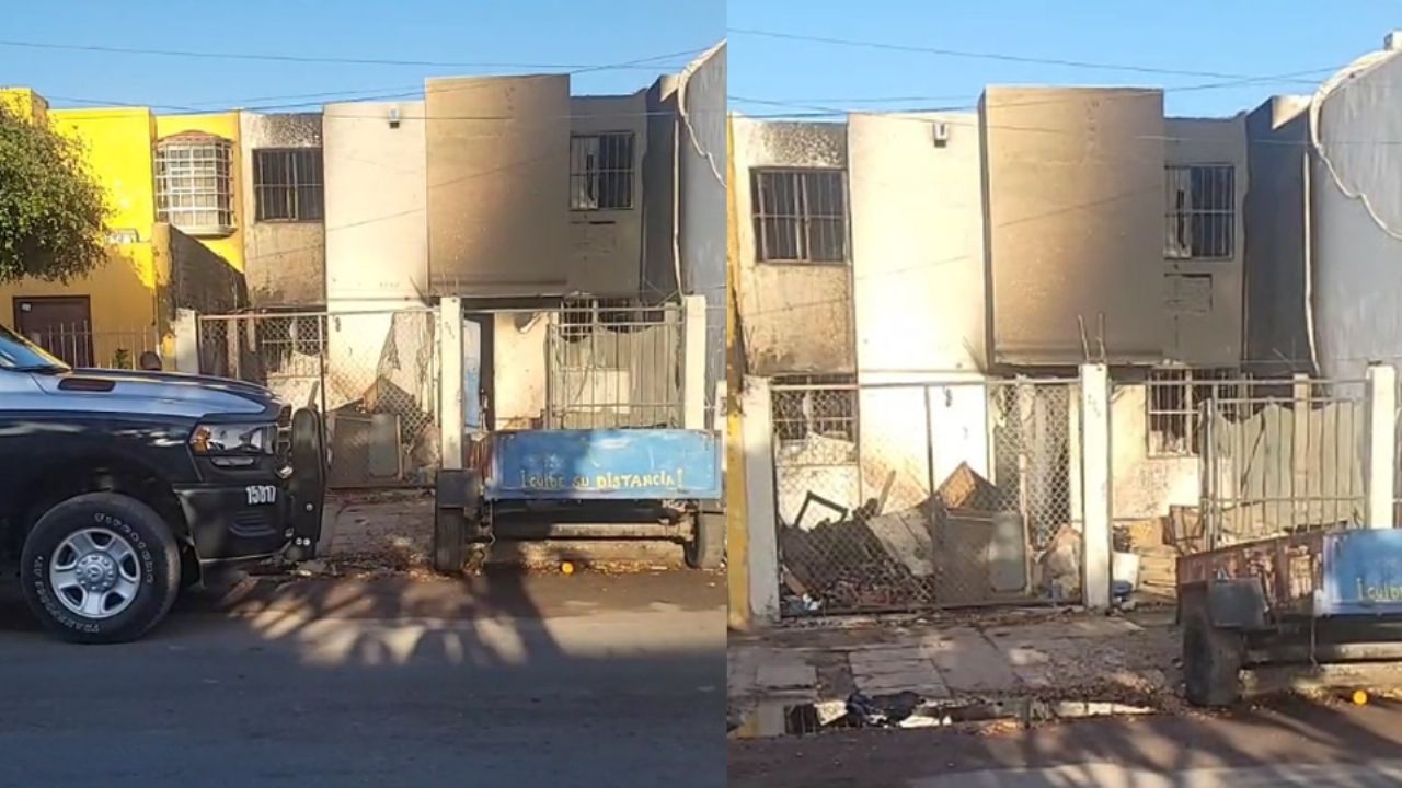 Ciudad Obregón: Con bomba casera, queman casa en la colonia Miravalle tras dos asesinatos