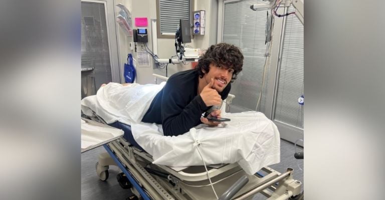 Alex Fernández se accidenta en la nieve y es hospitalizado