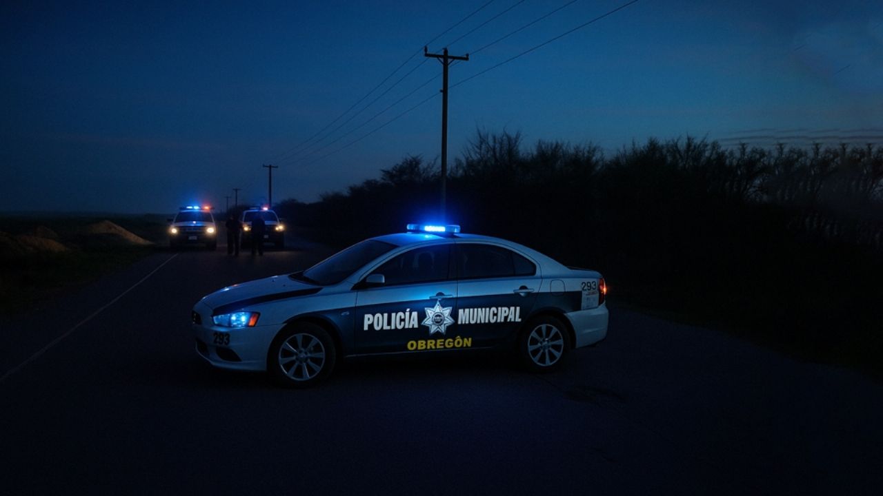 Vehículo sedán se sale del camino y vuelca en el Valle del Yaqui; hay una persona herida
