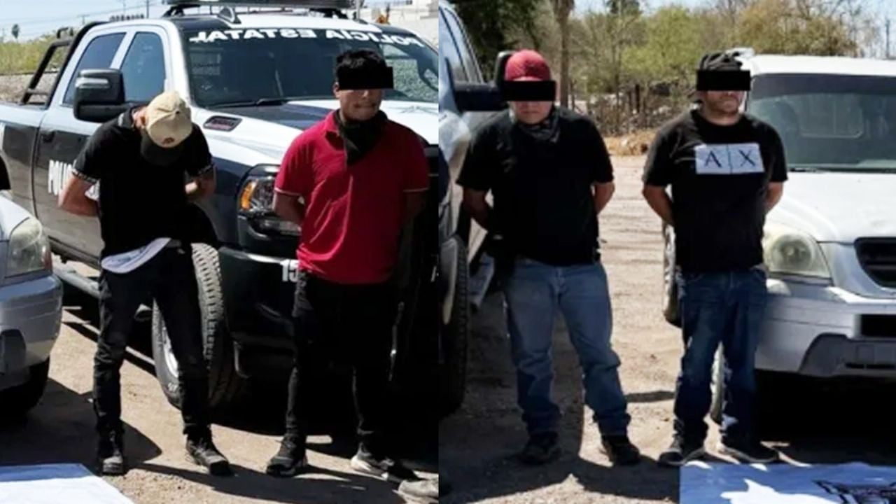 Tras persecución, capturan a cuatro hombres fuertemente armados en el Valle del Yaqui