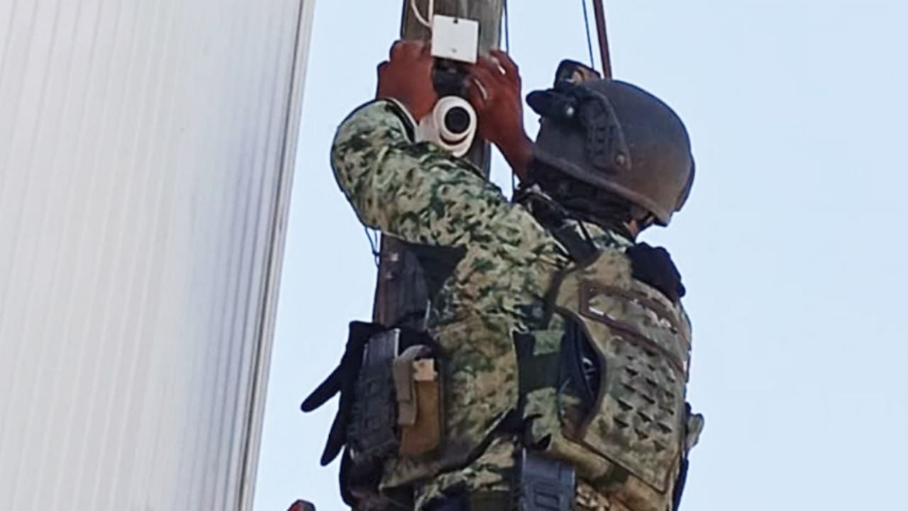 Autoridades retiran cámaras del crimen organizado en tres colonias de Ciudad Obregón