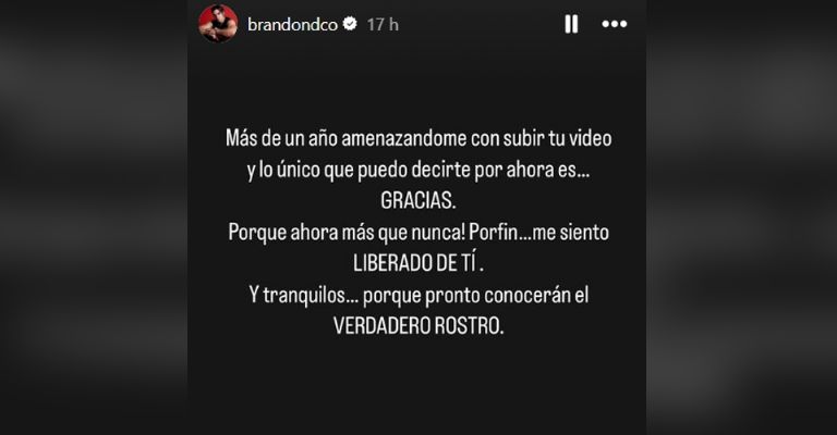 Brandon Castañeda le responde a Queen Buenrostro tras exponer sus maltratos en video