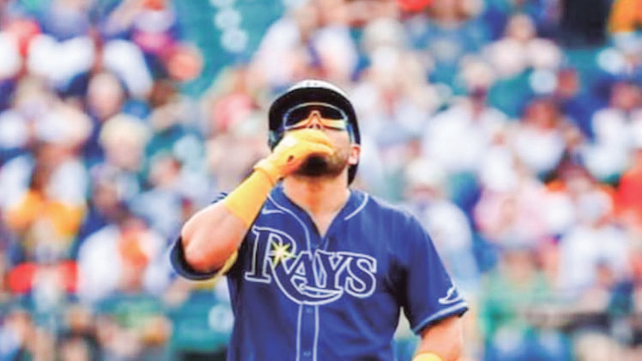 El mexicano Jonathan Aranda se encuentra entre los mejores ofensivos de las Grandes Ligas