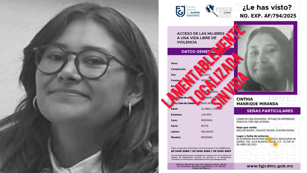 CDMX: Joven estudiante de la UNAM que desapareció en Naucalpan fue encontrada sin vida
