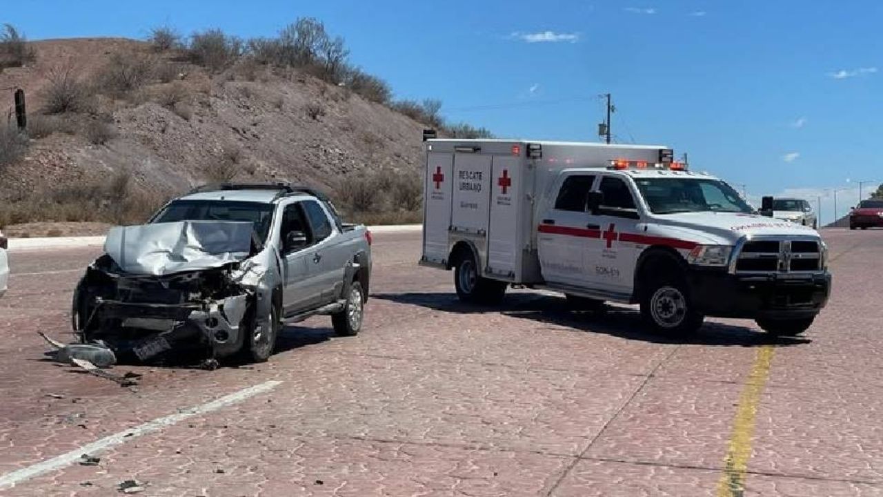Se registran dos aparatosos accidentes de tránsito en bulevar Tetakawi este Jueves Santo en San Carlos