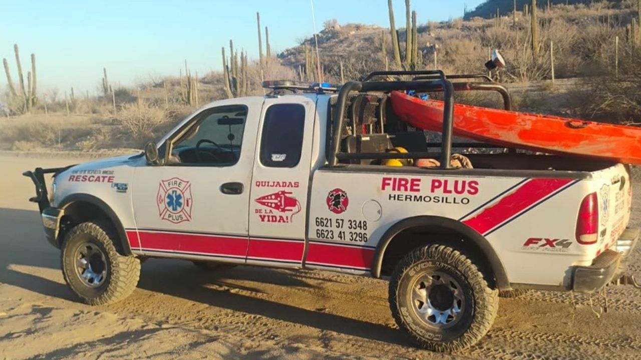 Rescatan a dos niños abandonados en playa de Hermosillo; sufrieron inicios de hipotermia