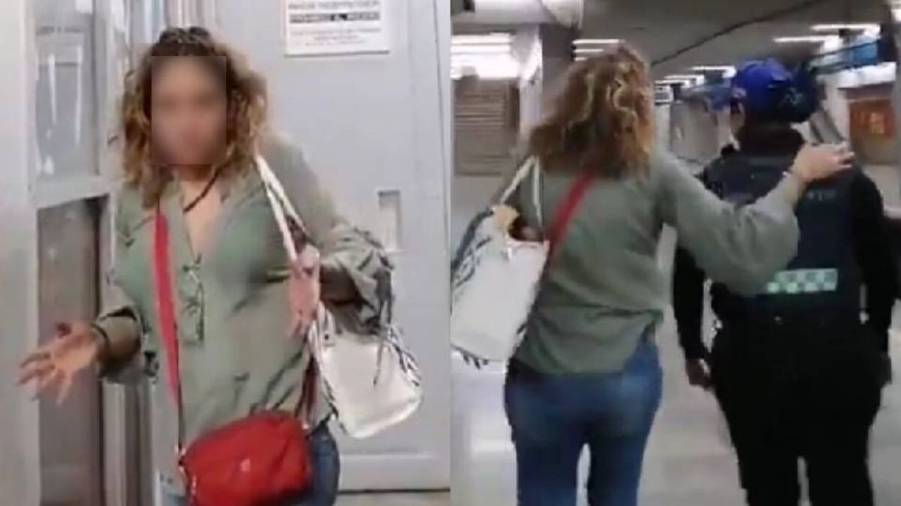 Jefa de estación del Metro de la CDMX fue sorprendida en presunto estado de ebriedad