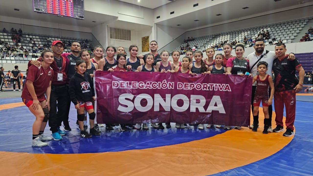 Más de 40 luchadores sonorenses consiguen su boleto a la Olimpiada Nacional 2025