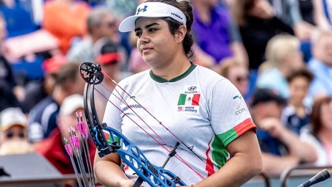 La arquera mexicana Andrea Becerra es la número uno del ranking mundial de Tiro con Arco