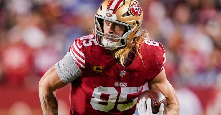 Kittle es una garantía en el juego aéreo de los Niners