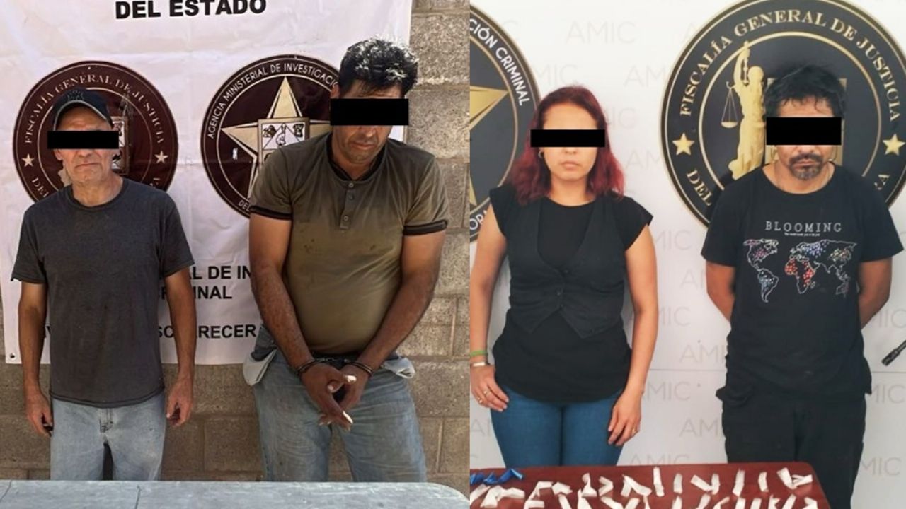 Detienen a mujer y tres hombres por narcomenudeo en Hermosillo; les aseguraron drogas