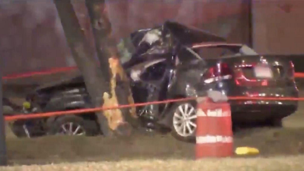 Muere una mujer en fuerte accidente en Periférico: Se estrelló contra un árbol