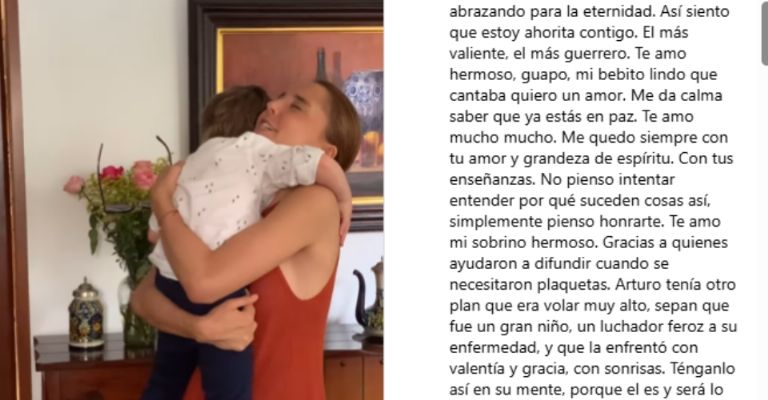 Majo Aguilar anuncia la muerte de su amado bebito
