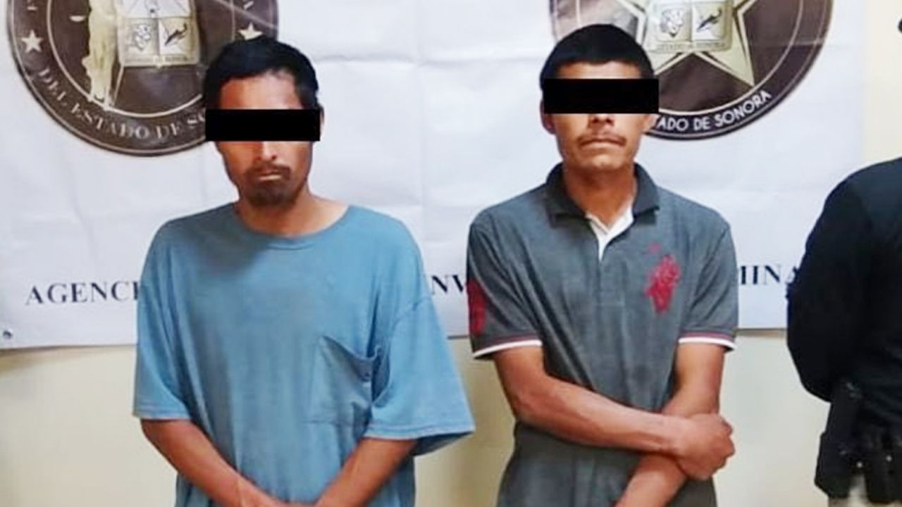 Caen dos presuntos ‘tiradores’ en San Luis Río Colorado; les hallaron 36 dosis de droga