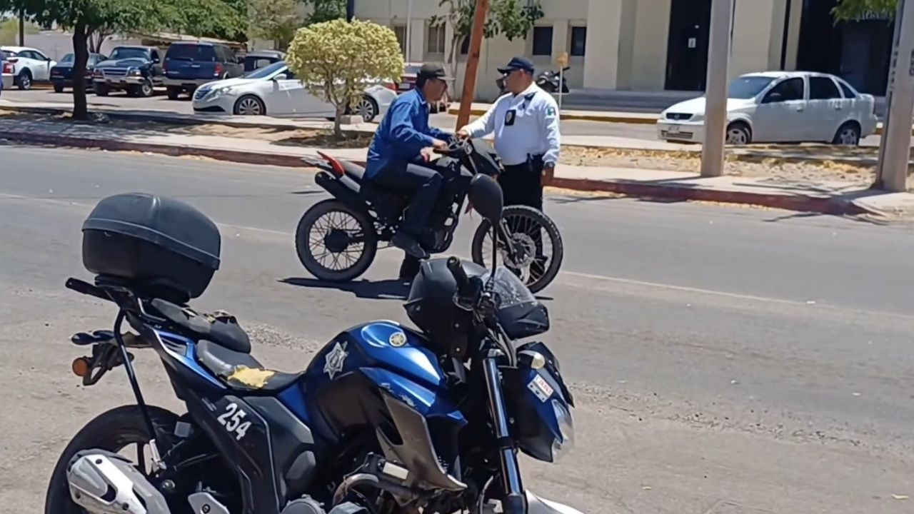Tránsito Municipal de Navojoa inicia operativo de prevención a motociclistas